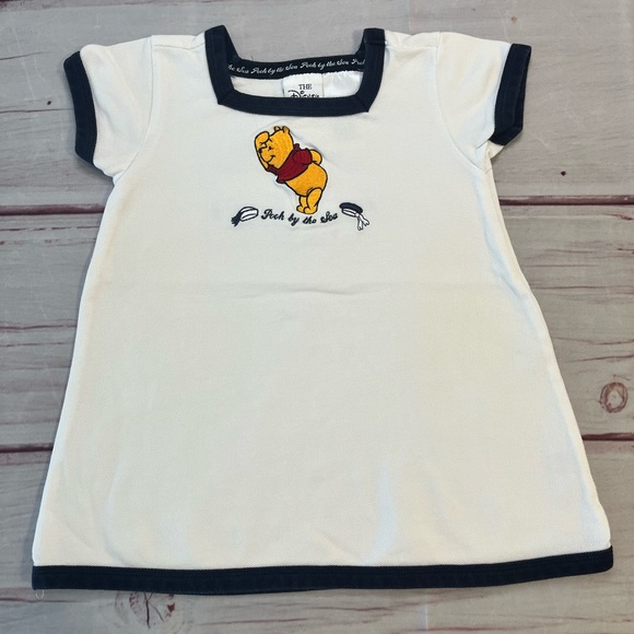 Disney Other - Vintage Girl's Size 4T Disney Winnie the Pooh "Pooh by the Sea" Dress